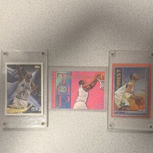 Anfernee Hardaway NBA Basketball Card Set - Pink, Blue, Gold Accents